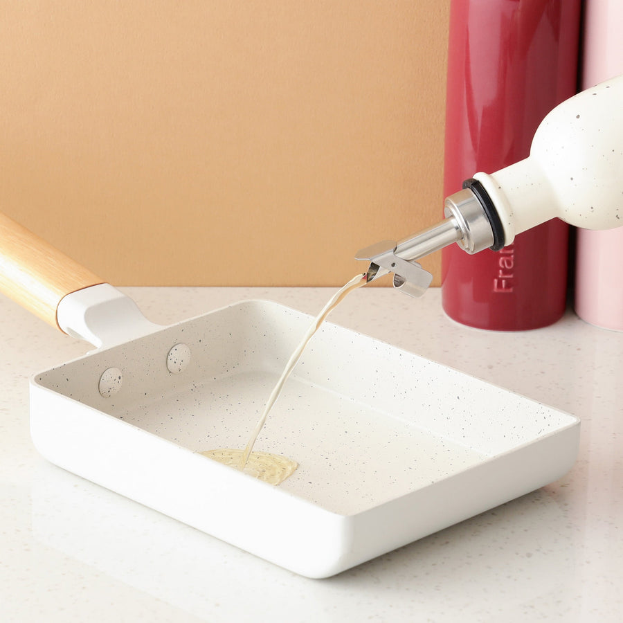 ロゴ オイル＆ビネガーボトル L レッド