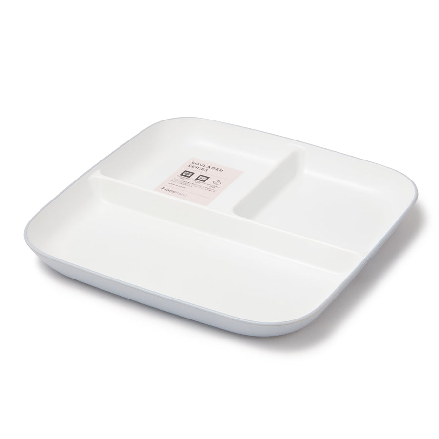 Slage Microwave-safe Separate Plate, Gray