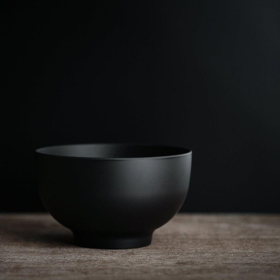 Soup bowl, large, black