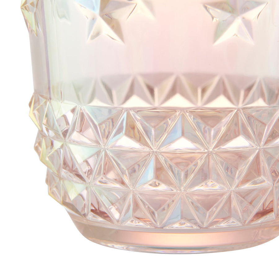 Aurora Resin Tumbler, Light Pink