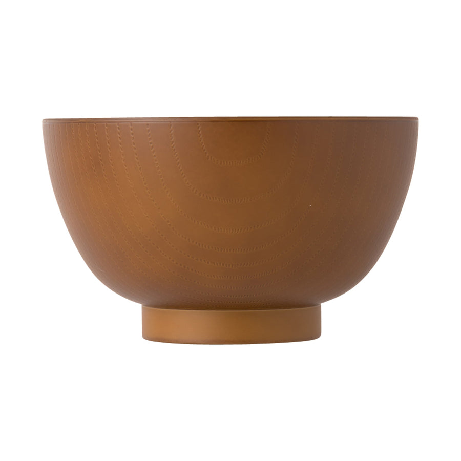 Woodgrain soup bowl, small, brown