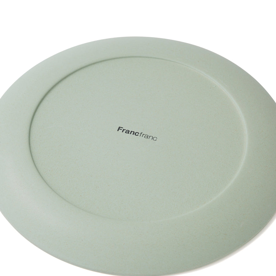 Bamboo Plate L Green