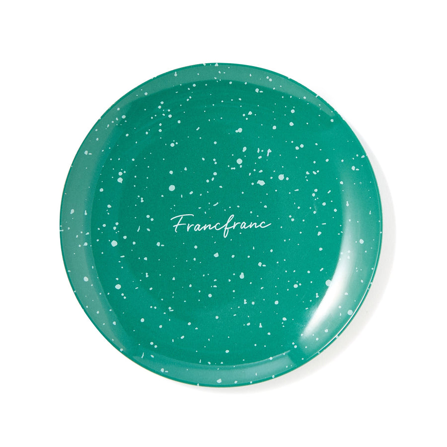 スプラッター メラミンプレート S グリーン