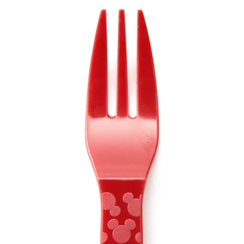 Disney Mickey Melamine Fork Red