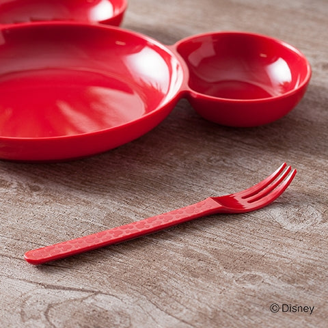 Disney Mickey Melamine Fork Red