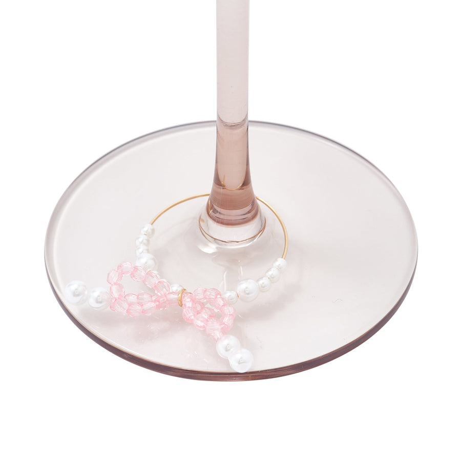 グラスマーカー4個セット ビーズリボン