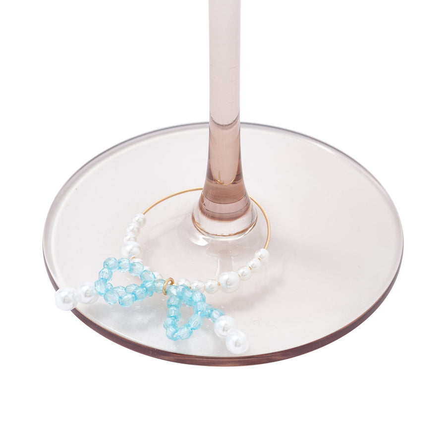 グラスマーカー4個セット ビーズリボン