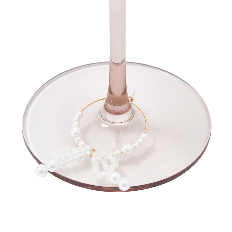 グラスマーカー4個セット ビーズリボン