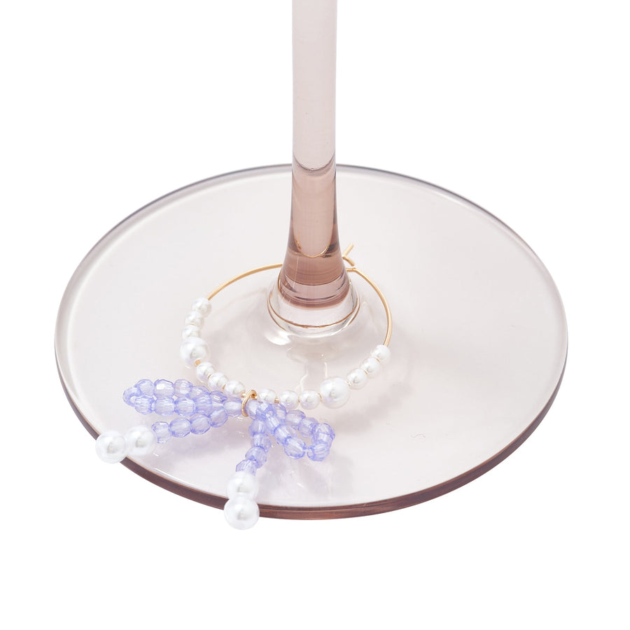 グラスマーカー4個セット ビーズリボン