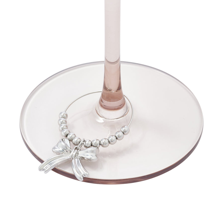 グラスマーカー4個セット シルバーチャーム