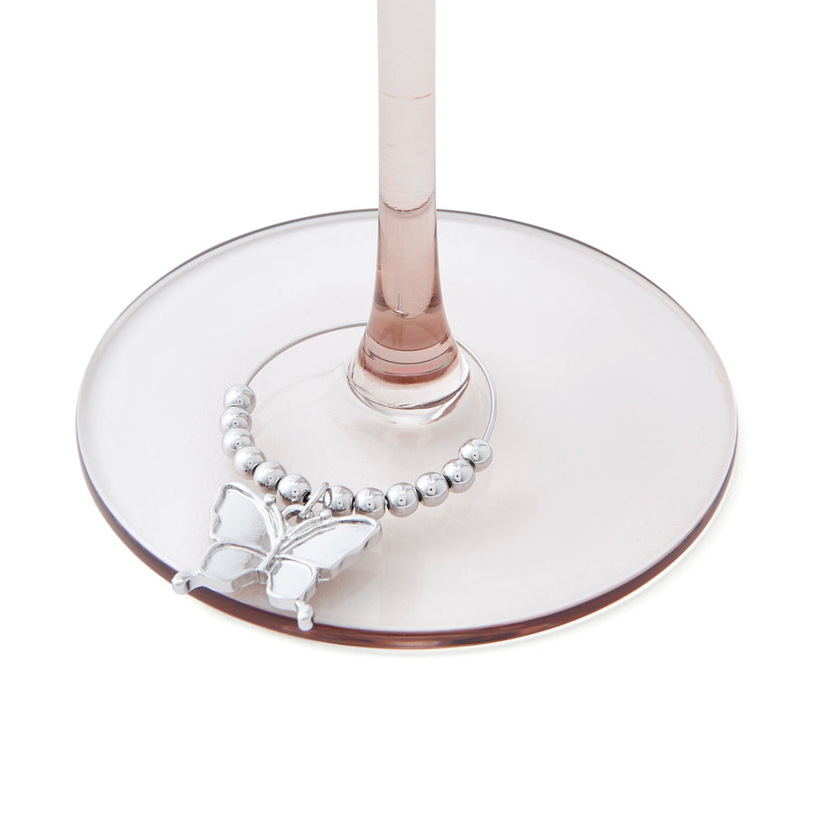 グラスマーカー4個セット シルバーチャーム