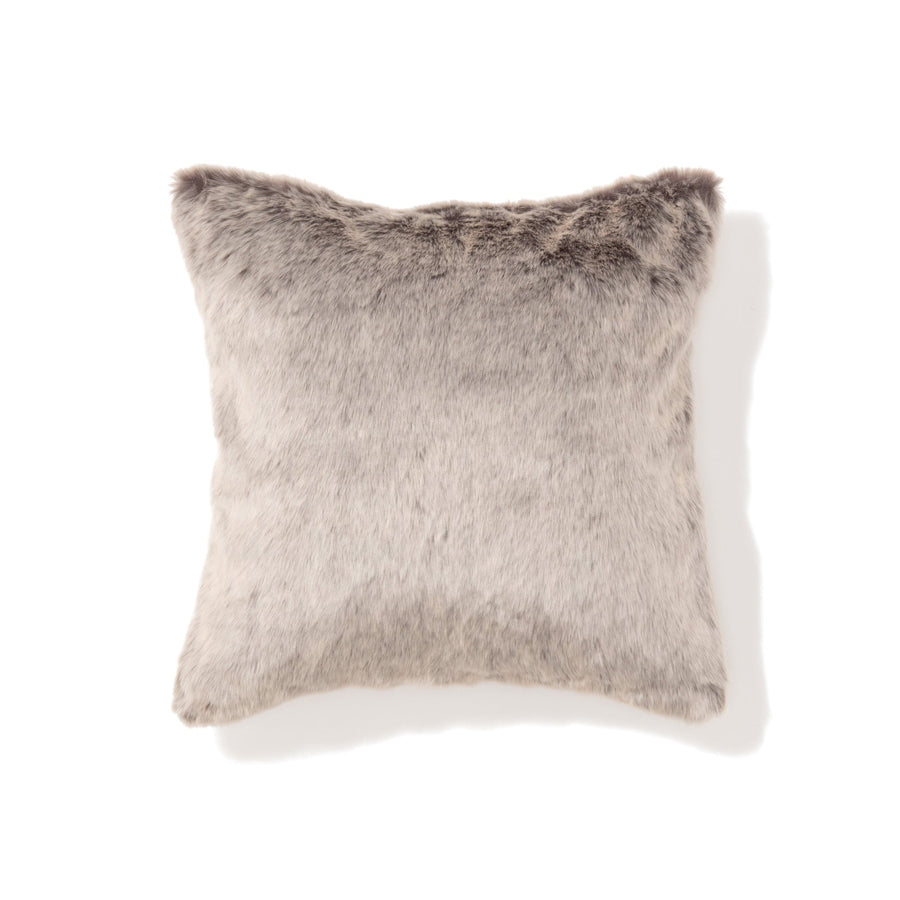 Fur cushion cover 450 x 450 gray (F-009)