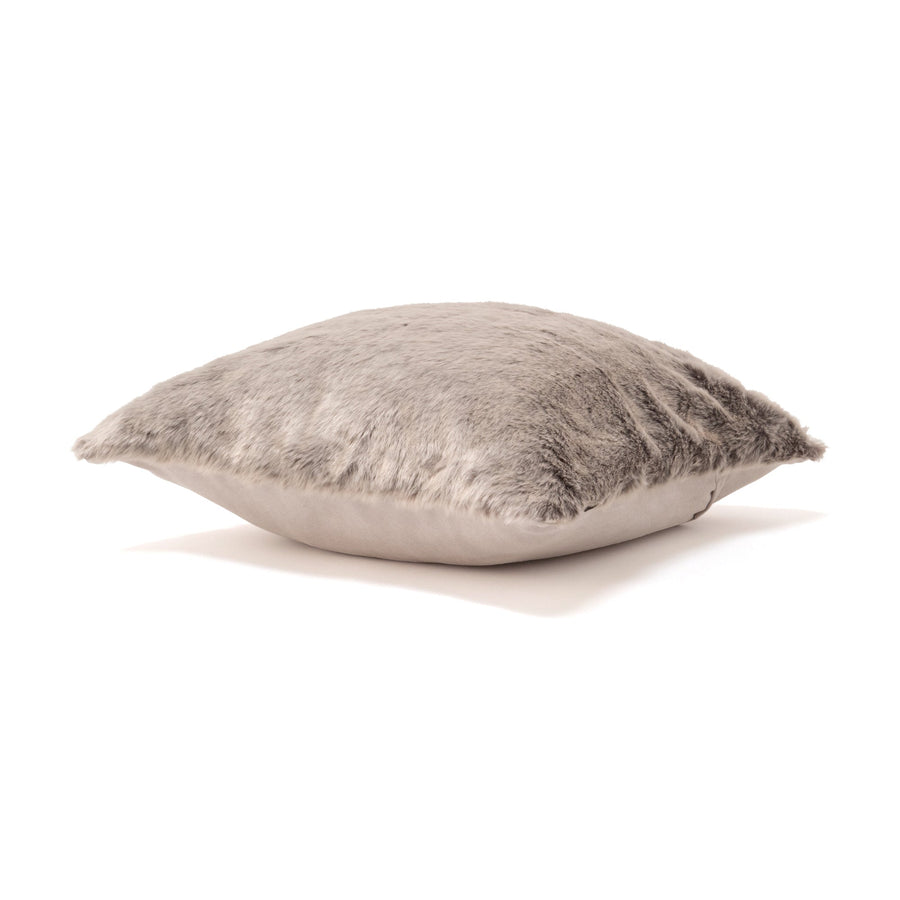 Fur cushion cover 450 x 450 gray (F-009)