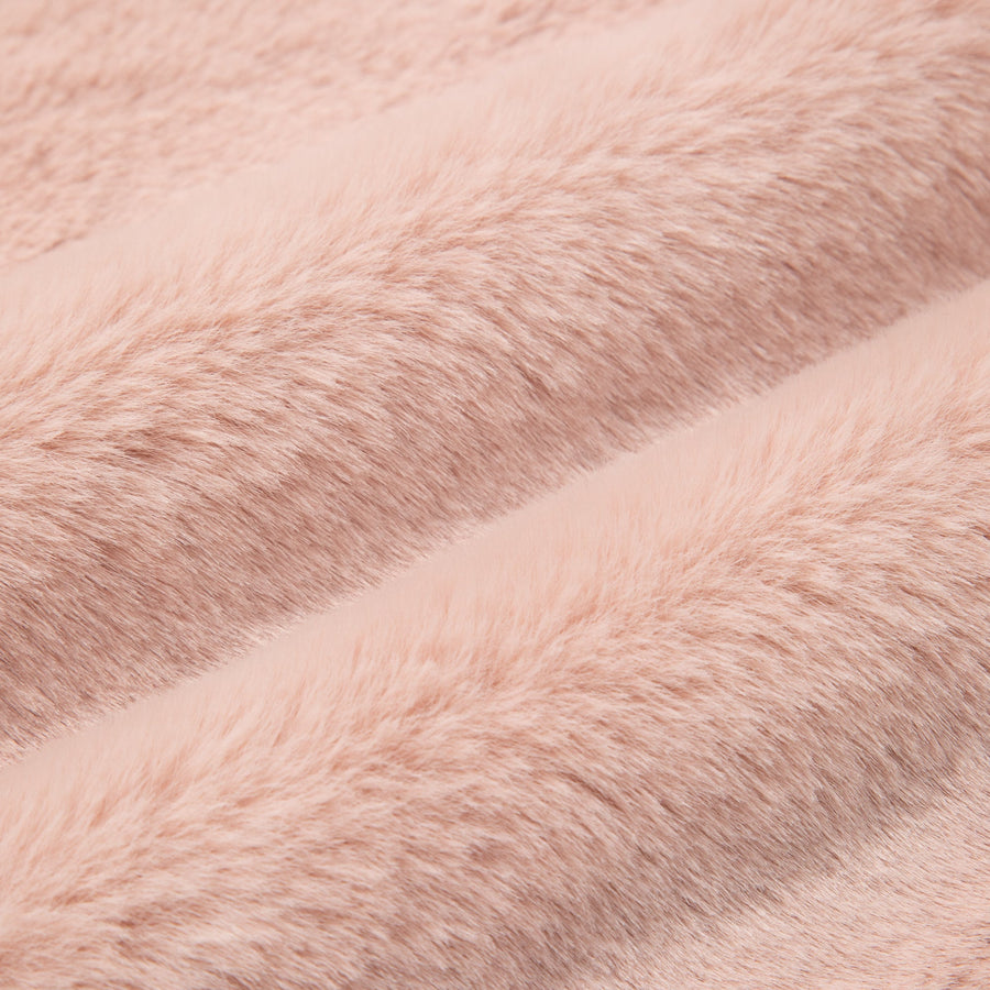 Fur cushion cover 600 x 600 pink (B-076)