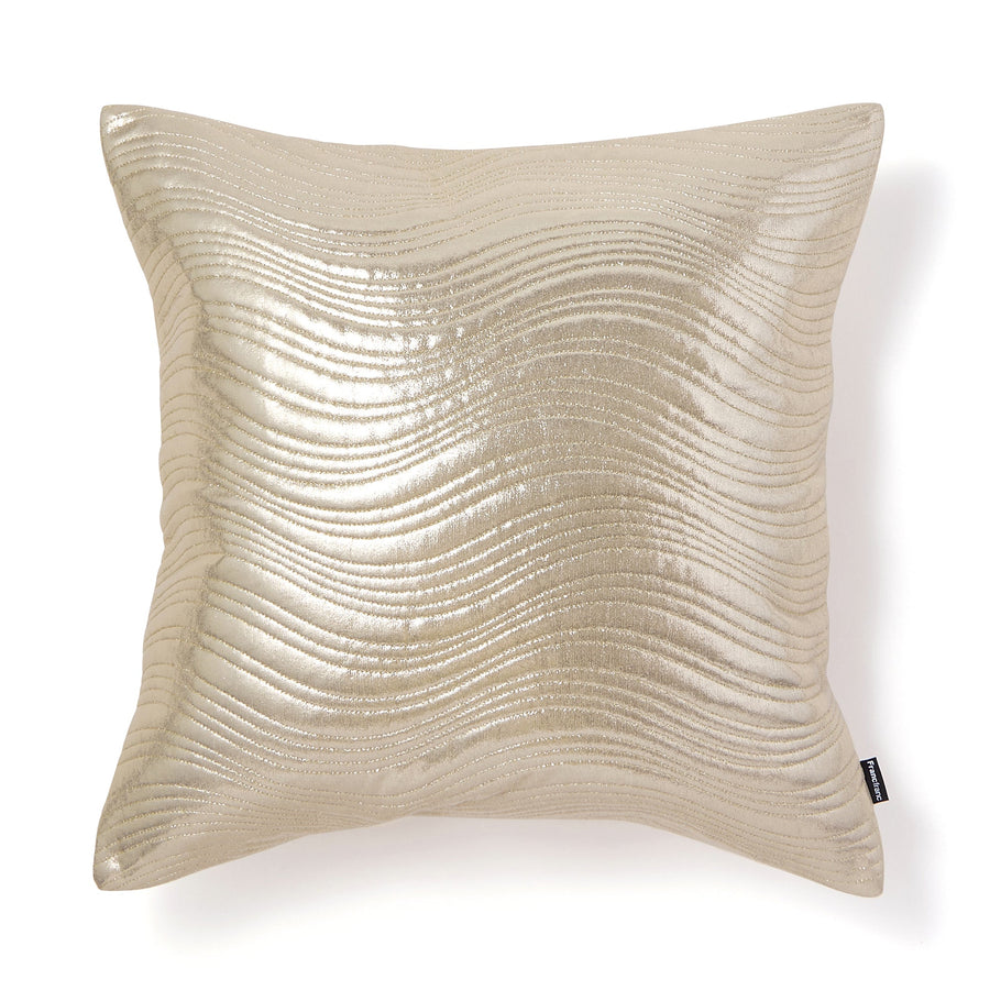 Metallic quilt cushion cover 450 x 450 Gold (A-012)