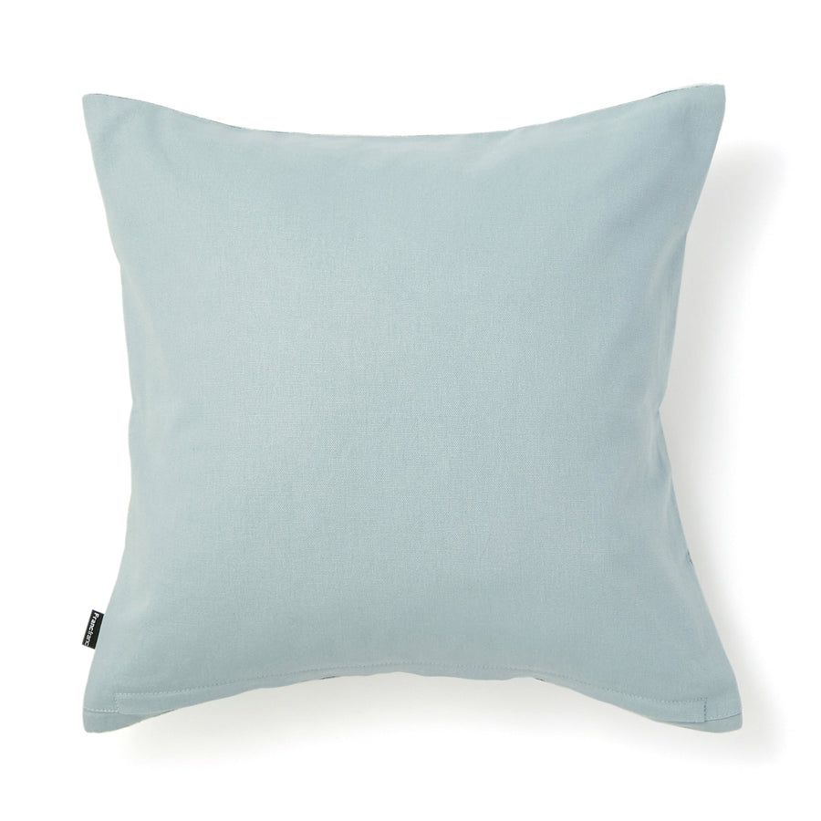 EMB Ornament Cushion Cover 450 x 450 Light Blue x Silver (G-011)