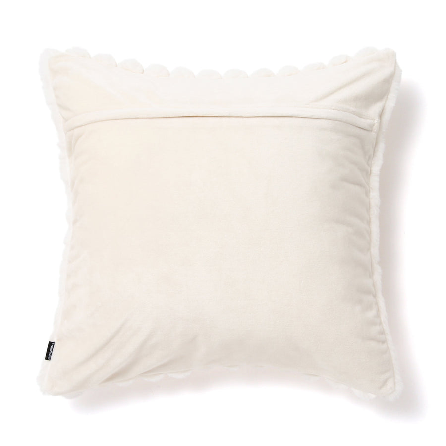 Fur cushion cover 450 x 450 ivory (G-016)