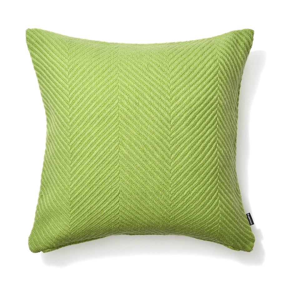 Herringbone cushion cover 450 x 450 green (152)