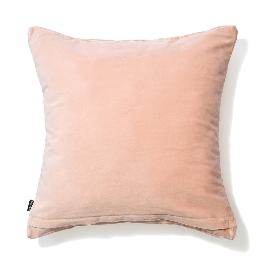 Velvet Gathered Cushion Cover 450 x 450 Light Pink (C-076)