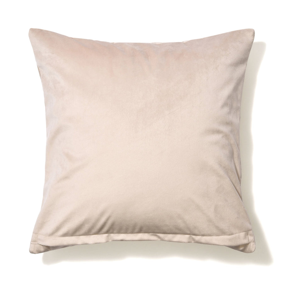 Velvet Beads Cushion Cover 450 x 450 Beige (107)