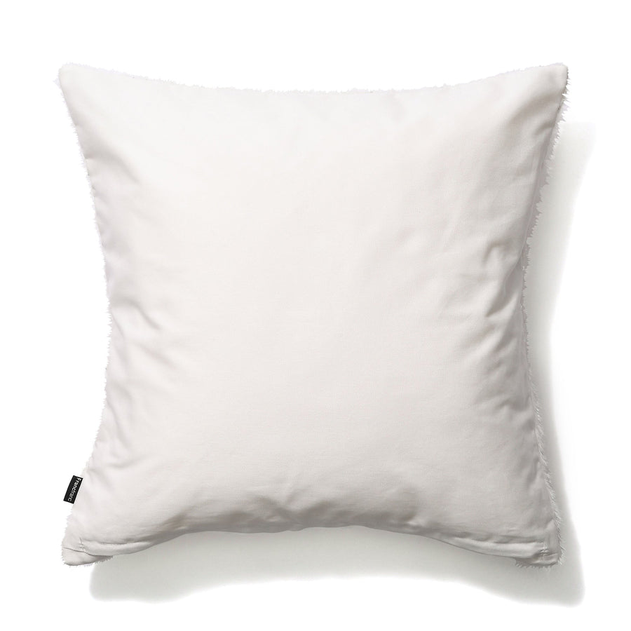 Mohair-like beads cushion cover 450 x 450 White (142)