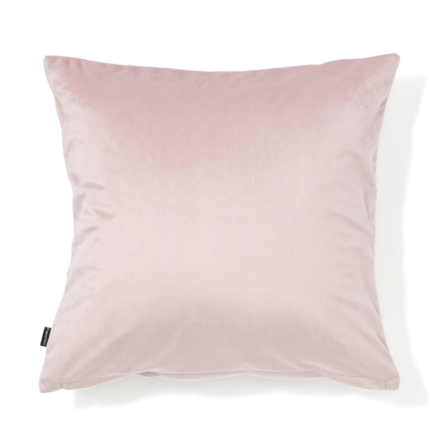 Velvet quilt cushion cover 450 x 450 light pink (A-077)