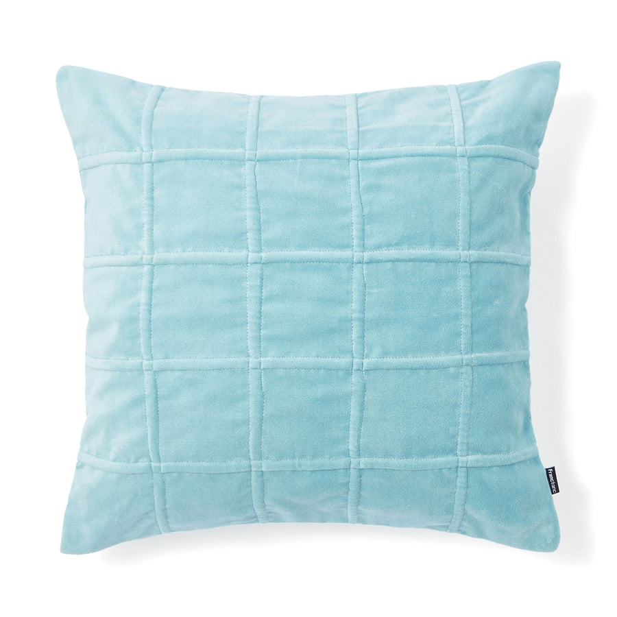 Check Code Cushion Cover 450 x 450 Light Blue (086)