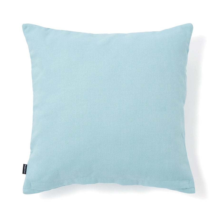 Check Code Cushion Cover 450 x 450 Light Blue (086)