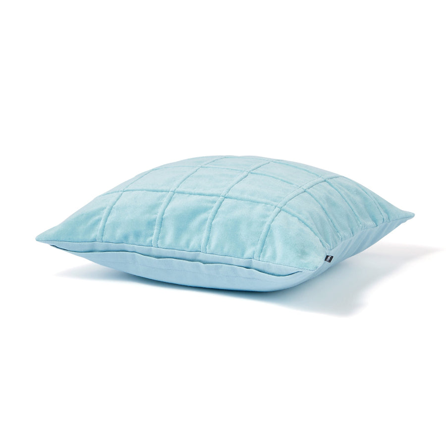 Check Code Cushion Cover 450 x 450 Light Blue (086)