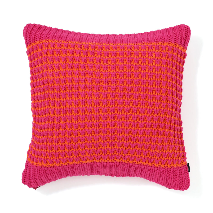 Knit cushion cover 450 x 450 Pink (B-144)