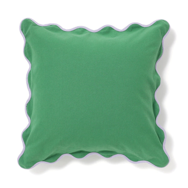 Bicolor Wave Cushion Cover 450 x 450 Green (042)