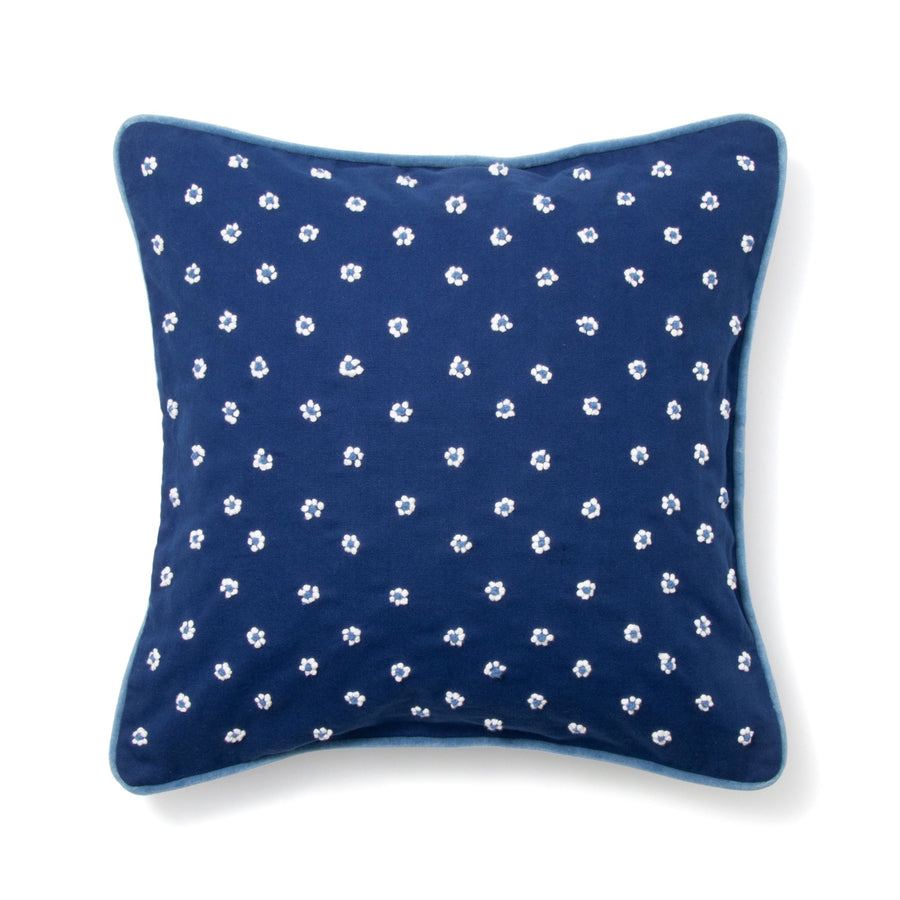 Flower Knot Cushion Cover 450 x 450 Blue (160)