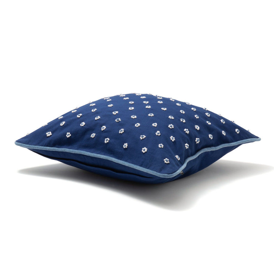 Flower Knot Cushion Cover 450 x 450 Blue (160)