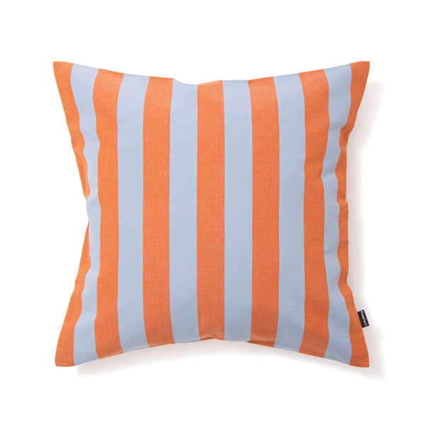 Striped cushion cover 450 x 450 Orange x Blue (B-150)