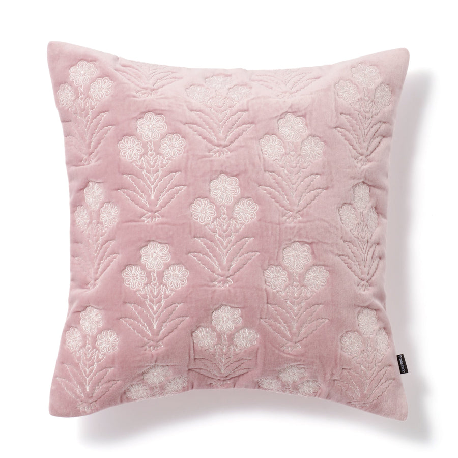 Velvet EMB Cushion Cover 450 x 450 Pink (B-092)