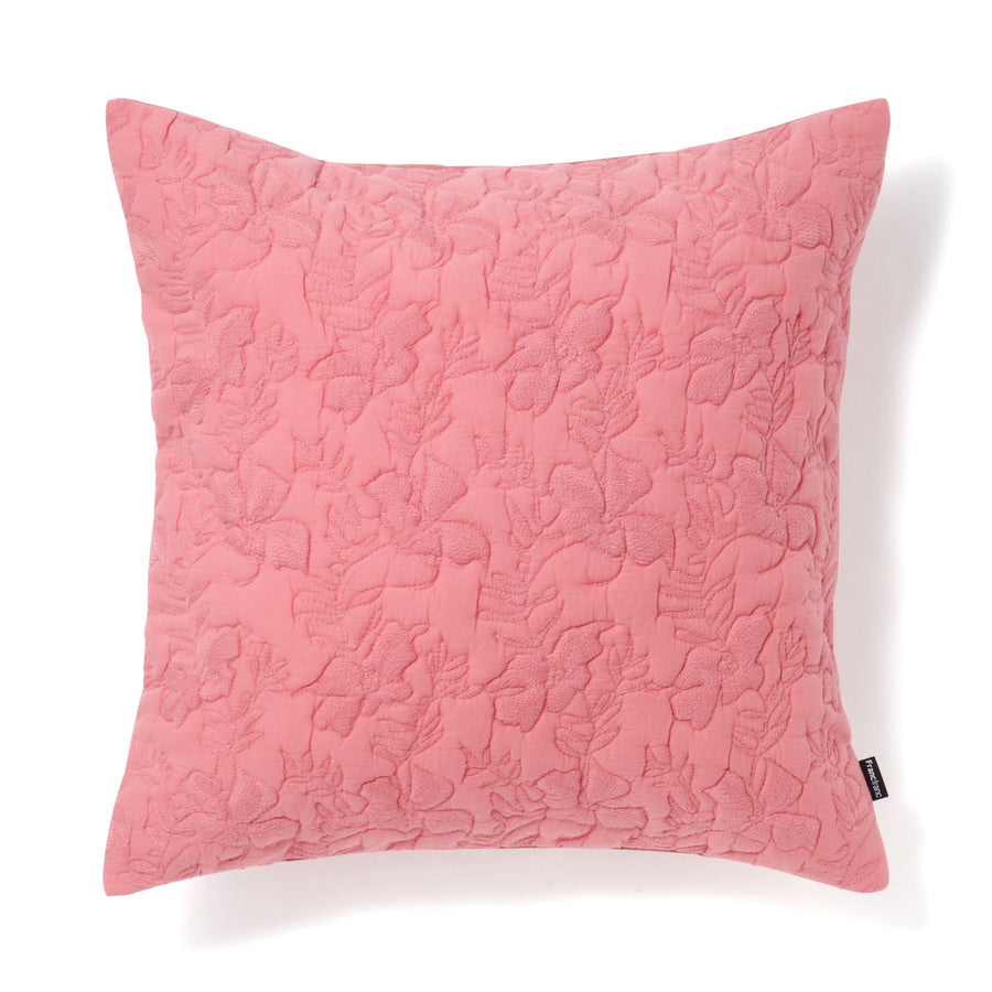 Flower Quilt Cushion Cover 450 x 450 Pink (093)