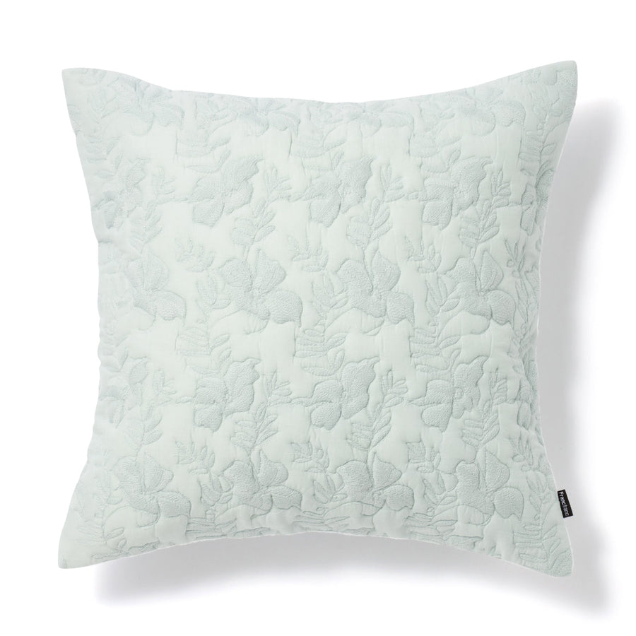 Flower Quilt Cushion Cover 450 x 450 Light Blue (111)