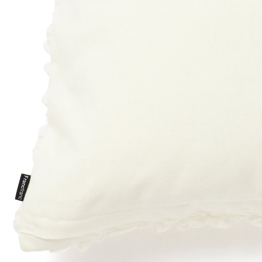 Ripple cushion cover 450 x 450 White (B-029)