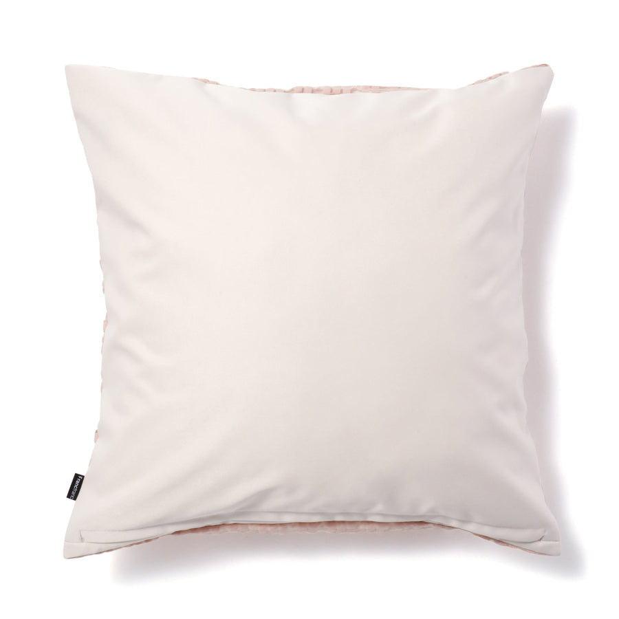 Check Gathered Cushion Cover 450 x 450 Pink (009)