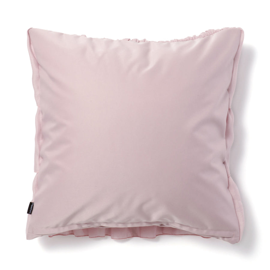 Chiffon frill cushion cover 450 x 450 Pink (A-038)