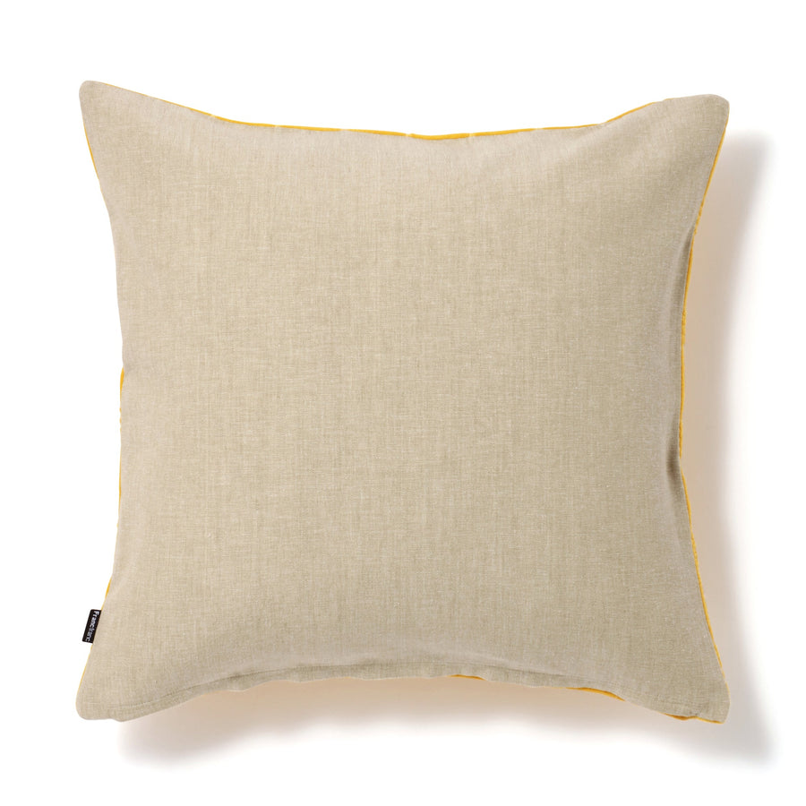 Velvet quilt cushion cover 450 x 450 Yellow (E-105)