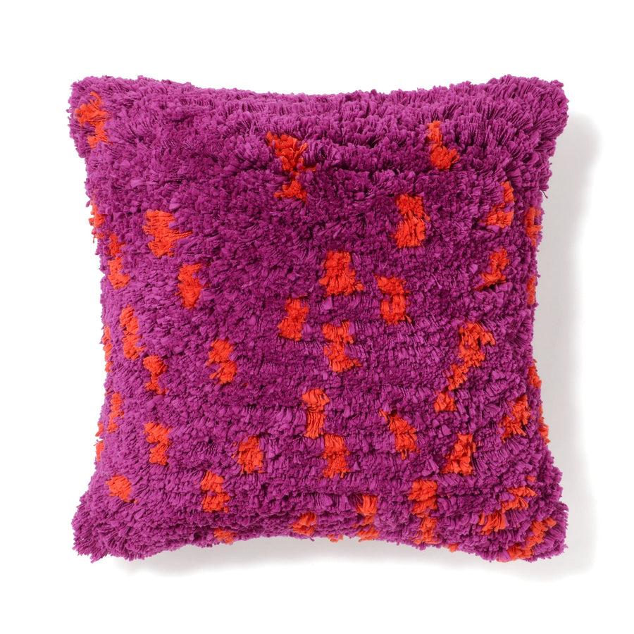 Tufted Dot Cushion Cover 450 x 450 Purple (108)