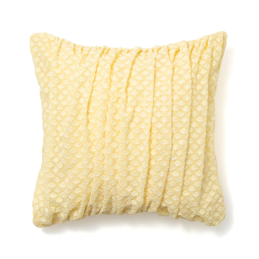 Tulle Flower Cushion Cover 450 x 450 Yellow (A-054)