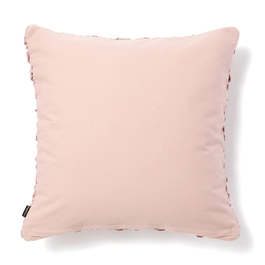 Ribbon Crochet Cushion Cover 450 x 450 Pink (151)