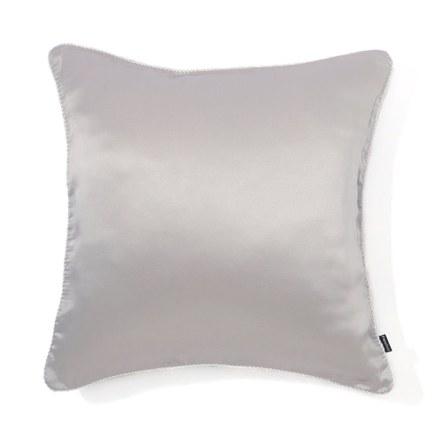 Silk cushion cover 450 x 450 gray (088)