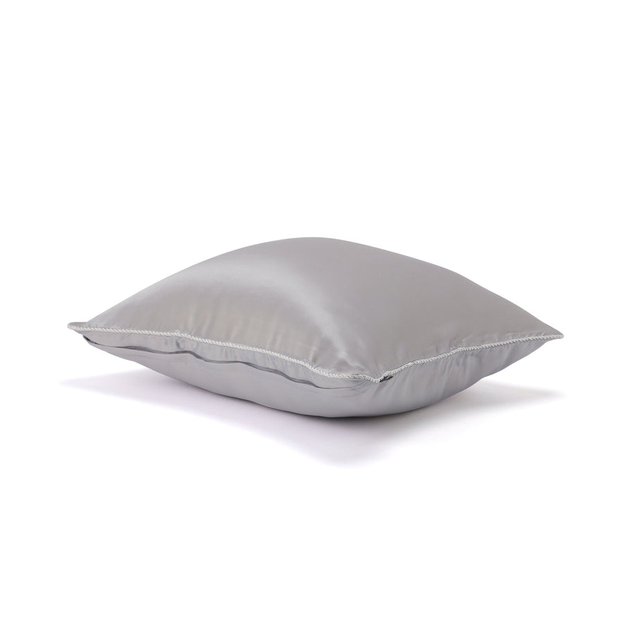 Silk cushion cover 450 x 450 gray (088)