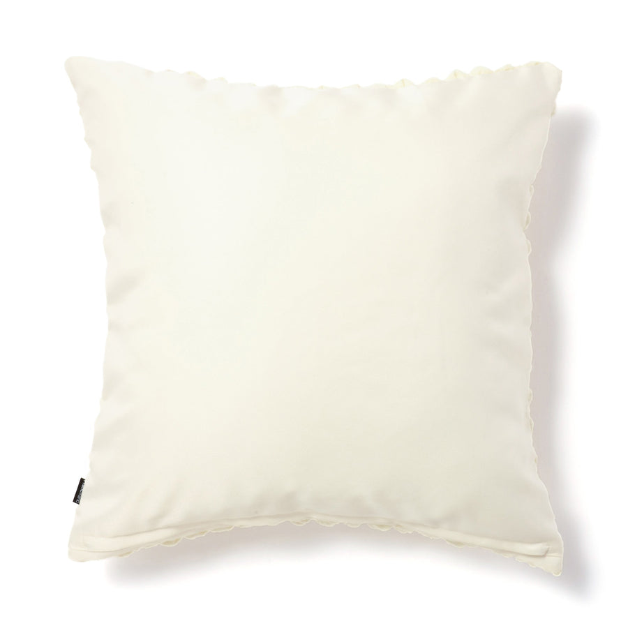 Popcorn Waffle Cushion Cover 450 x 450 White (033)