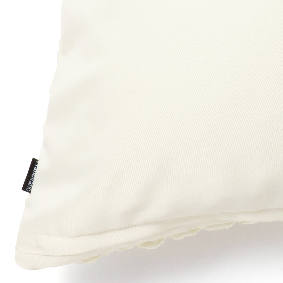 Popcorn Waffle Cushion Cover 450 x 450 White (033)