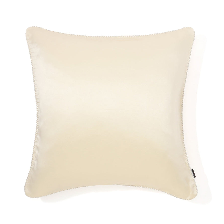 Silk cushion cover 450 x 450 ivory (109)