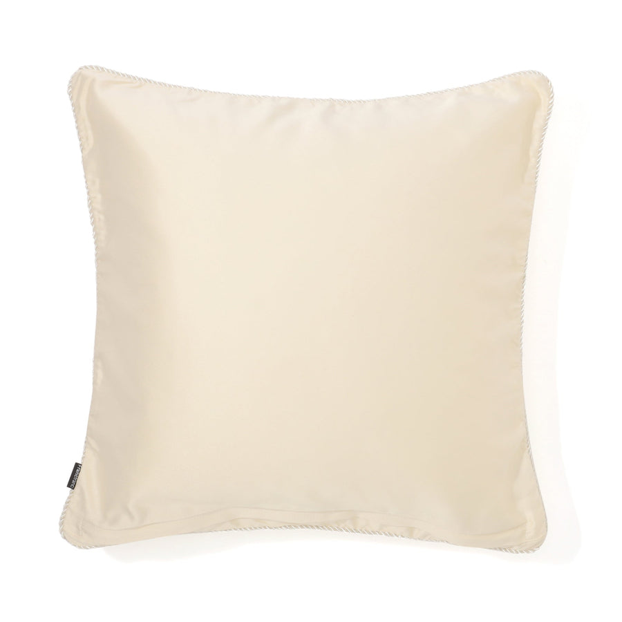 Silk cushion cover 450 x 450 ivory (109)